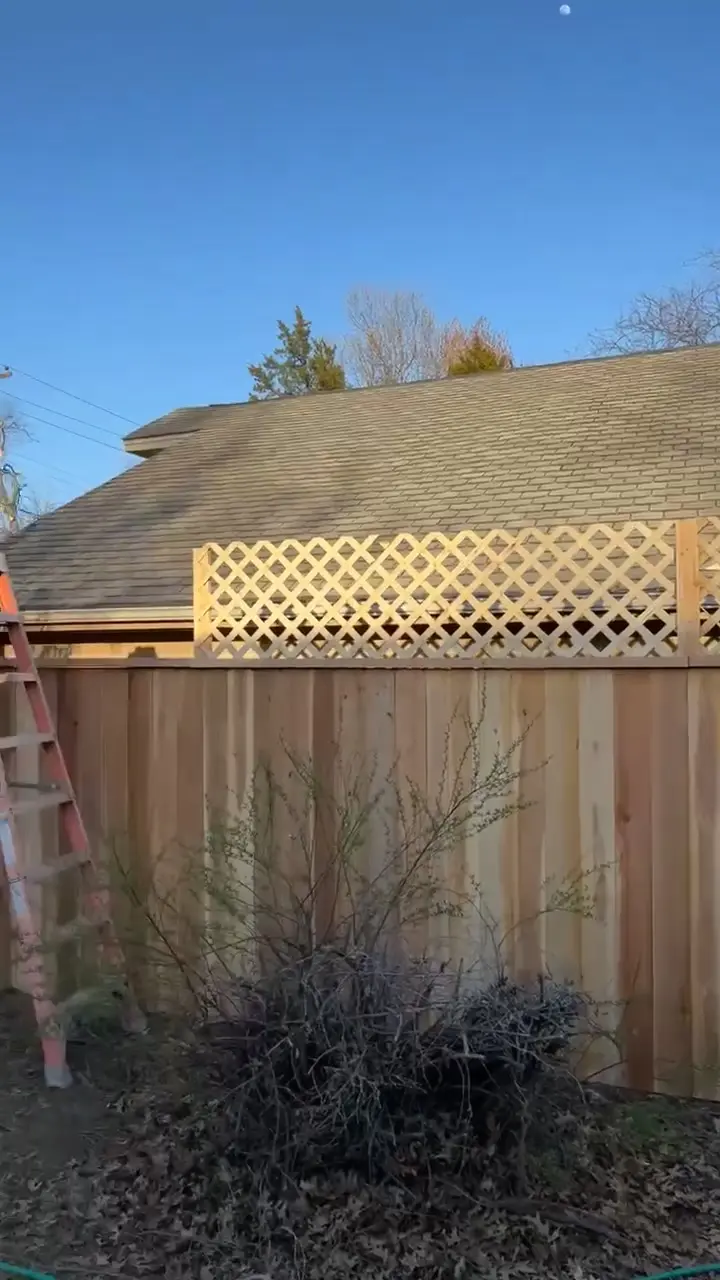 Wood fence and lattice carpentry Oklahoma City