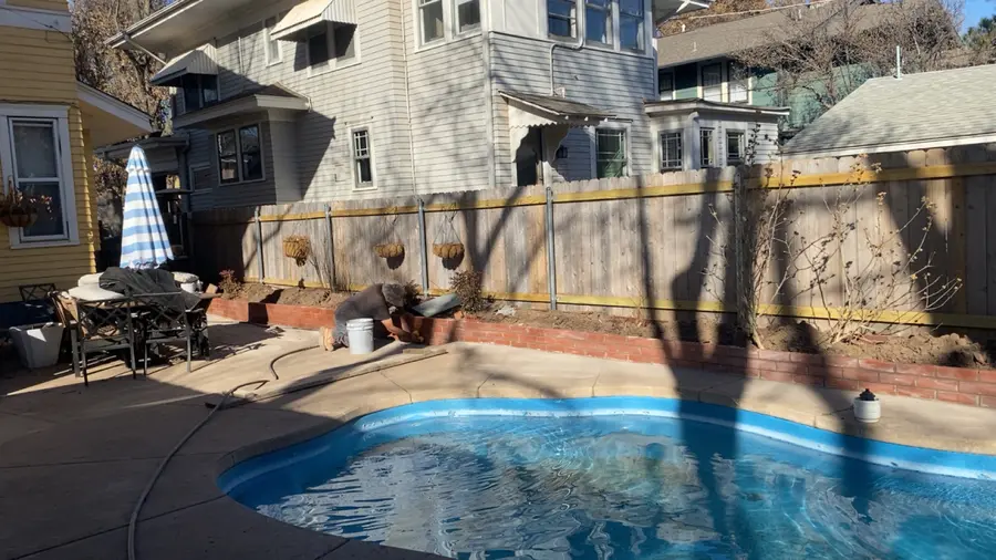 Pool deck and brick edging installation Oklahoma City